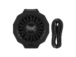 Resfriador De Celular Semicondutor Ultra Rápido Silencioso Rgb Compatível Ios Android Preto