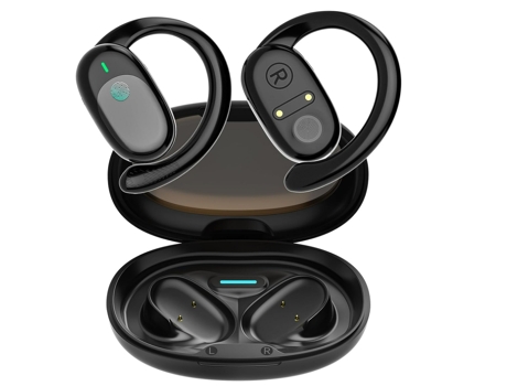 Auriculares inalámbricos Auriculares Bluetooth, Auriculares para Correr de conducción ósea Auriculares supraaurales con Ganchos para la Oreja CHRON...