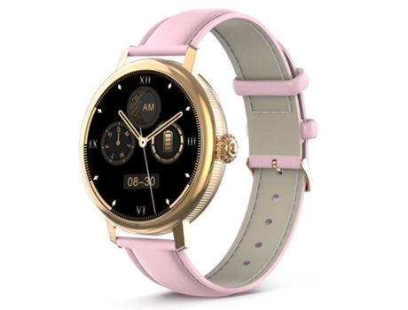 Smartwatch 1,19 HD AMOLED Pantalla Táctil Full 29 Modos Deportivos GPS Resistente al Agua para Android iOS-Rosa VEANXIN