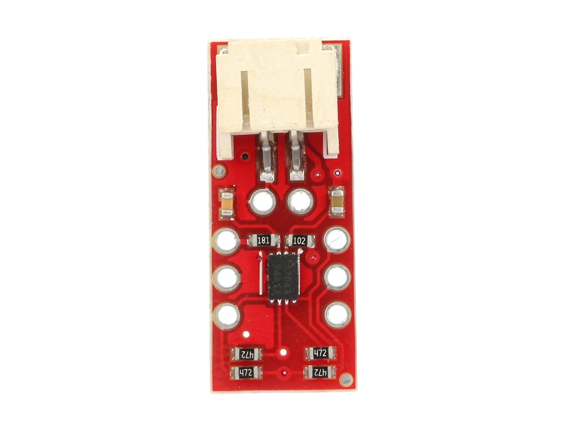 Módulo de detección de batería de litio LiPo MAX17043 con conversión analógica-digital e interfaz IIC.