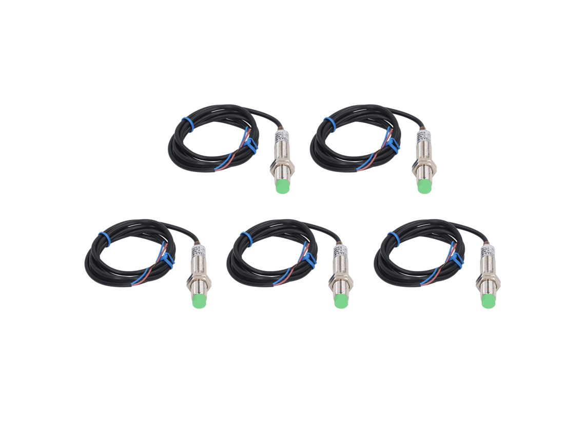 2026dz-5pcs Sensor de proximidad M18x1 2 cables normalmente cerrados 90-250vac para detección de distancia