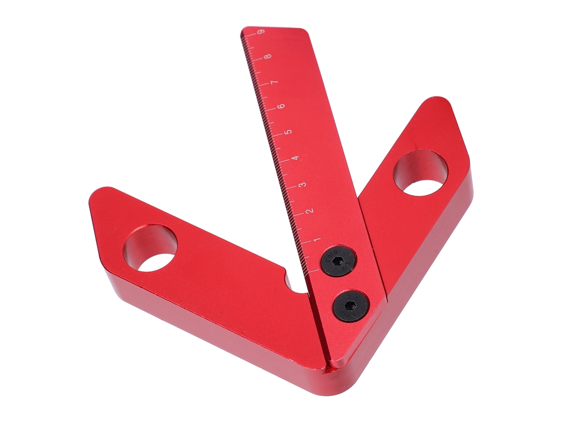 Herramienta De Medición Para Carpintería: Trazador De Líneas De Centrado De 45/90 Grados, Regla Rectangular Para Ángulos.