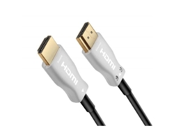 Premiumcord 18 Gbit/s Cable Óptico Activo Fibra De Vidrio Hdmi 4k A 60 Hz Cable Dorado 15 M Kphdm2x15 (aoc)
