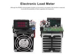 Medidor De Carga Electrónico De 100w/250w, 1-100v, Con Pantalla Led, Protección Térmica Y Corrección Automática.