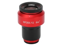 Ocular para microscopio WF20x, lente con revestimiento, campo amplio, interfaz ajustable de 30 mm | Sin marca