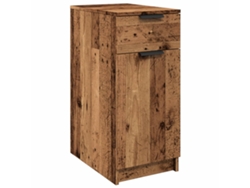 Maison Exclusive - Armario De Escritorio Madera Ingeniería Envejecida 33x50x75 Cm
