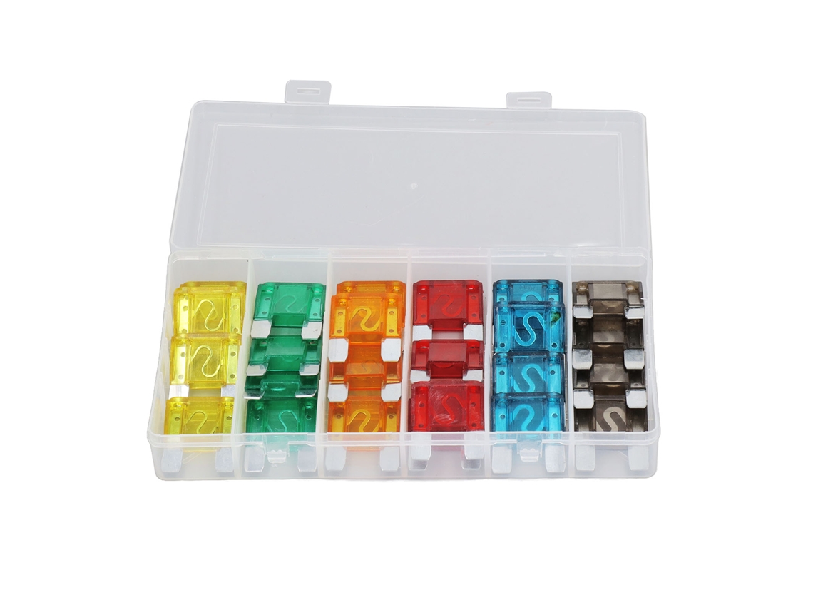 Kit De 24 Fusibles De Lámina Para Uso Automotriz, Aleación De Zinc, 20a-70a, Autopartes