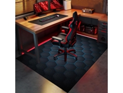 Alfombrilla para silla de oficina, protector de suelo antideslizante, 70 x 110 cm, madera, videojuegos, oficina, escritorio, suelos