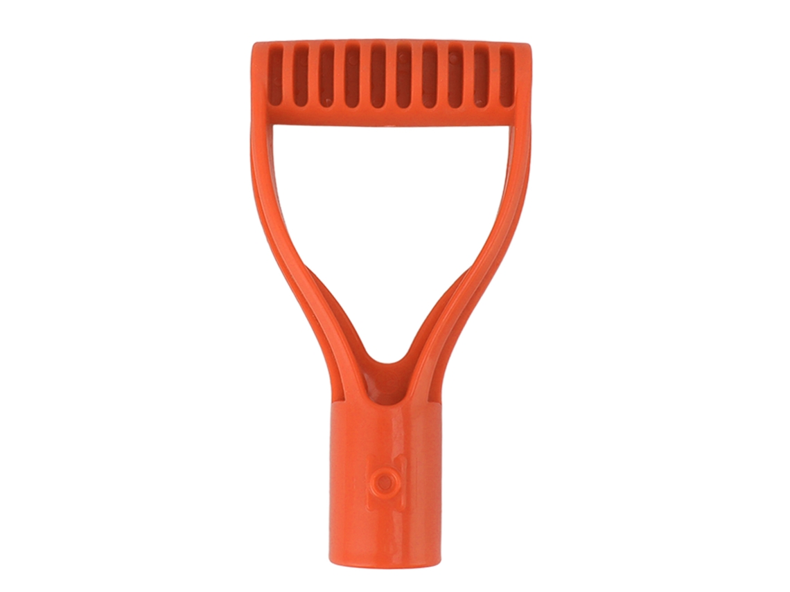 Mango De Pala De Plástico Con Agarre En Forma De D, Diámetro Interior De 32 Mm, Repuesto Para Pala De Nieve Naranja.