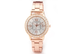 Reloj De Pareja Zhoulianfa Para Hombre Y Mujer Con Brazalete De Acero Y Movimiento De Cuarzo (oro Rosa).