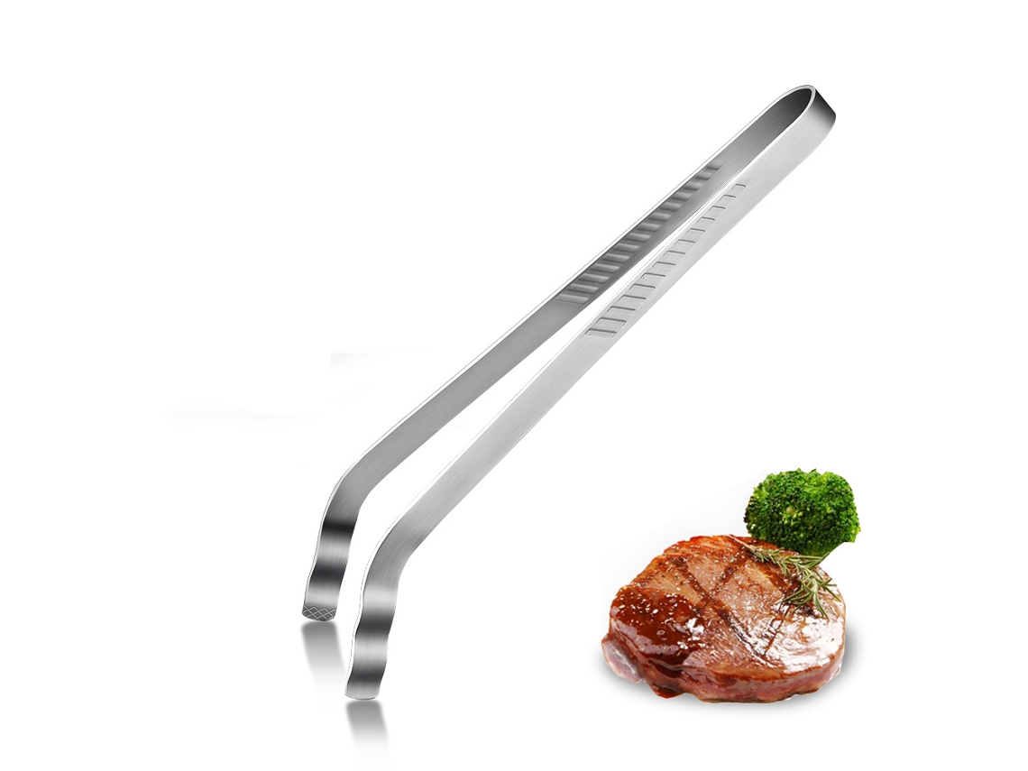 JILLIOPER Pinzas para barbacoa, agarradores de alimentos, pinzas de cocina para cocinar, asar, ensalada, asar, servir