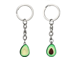 Adorno de aguacate, 2 piezas, dije de fruta en aleación