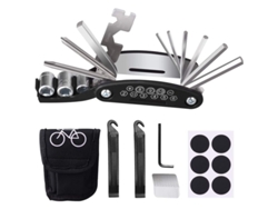 2026altiro-kit De Herramientas Para Bicicleta 16 En 1, Juego De Reparación Con Parches Y Palancas Para Neumáticos.