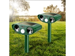 2 Pack Ultrasonic Animal Repellent Outdoor Solar Animal Repeller Cat Repellent GERTIZ