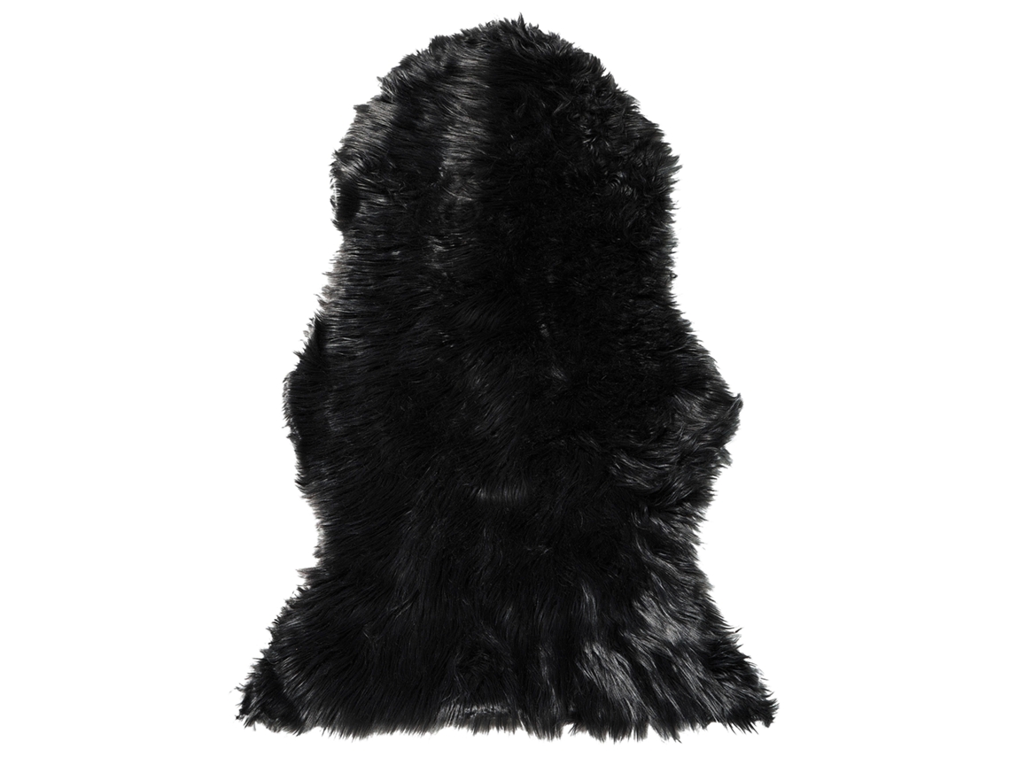 Alfombra de pelo largo BELIANI Mungo de Acrílico Negro 53x88