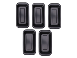 5 Moldes Antiadherentes De Acero Al Carbono Para Pan, Pasteles (brownies, Pasteles De Carne), Para El Hogar, La Cocina Y La Repostería.
