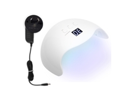 Lámpara De Uñas Inteligente De 48 W Para Secado De Geles Con Pantalla Digital Y Temporizador.