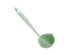 Cuchara filtrante con mango largo 2 en 1 - Verde RNEMITERY