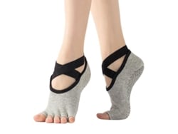2026-calcetas De Yoga Antideslizantes Para Mujer Con Suela Antideslizante, Open Toes, Pilates, Ballet, Gimnasia, Danza