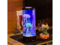 Luz nocturna USB con forma de medusa y lava para niños, ideal para mesas de noche y mesitas de noche - Rosewell
