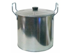 Cubo recto 2 asas con tapa 45x40