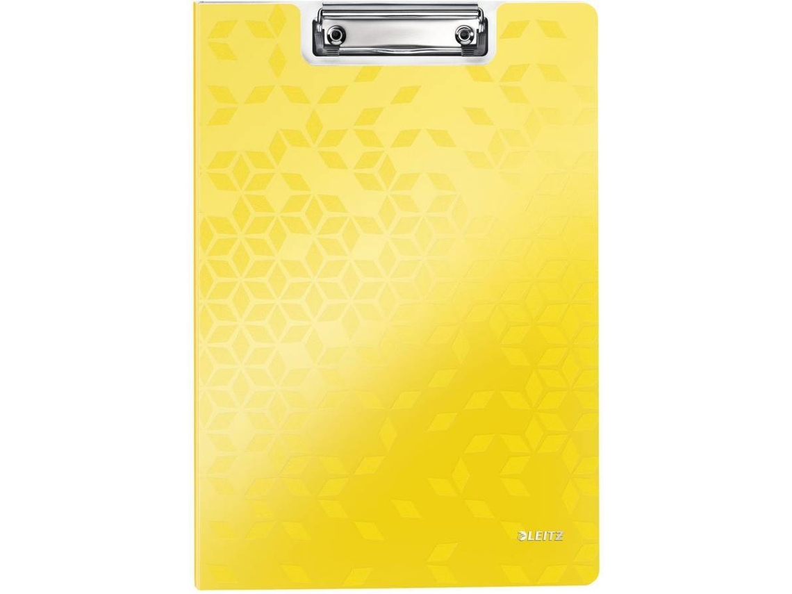 Portapapel LEITZ Con Resorte Miniclip Wow A4 Amarillo