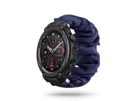 Correa Amazfit T-Rex Pro Pulsera Scrunchie Azul
