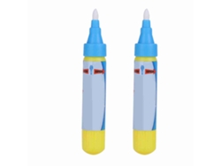 Juego De 2 Tapetes De Dibujo Con Bolígrafo Mágico De Agua Para Bebés, Regalo Para Niños (azul)
