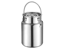 Jarra de leche de acero inoxidable de 5 litros con asa compatible con diseño sellado 304 Gpa Jortmrd