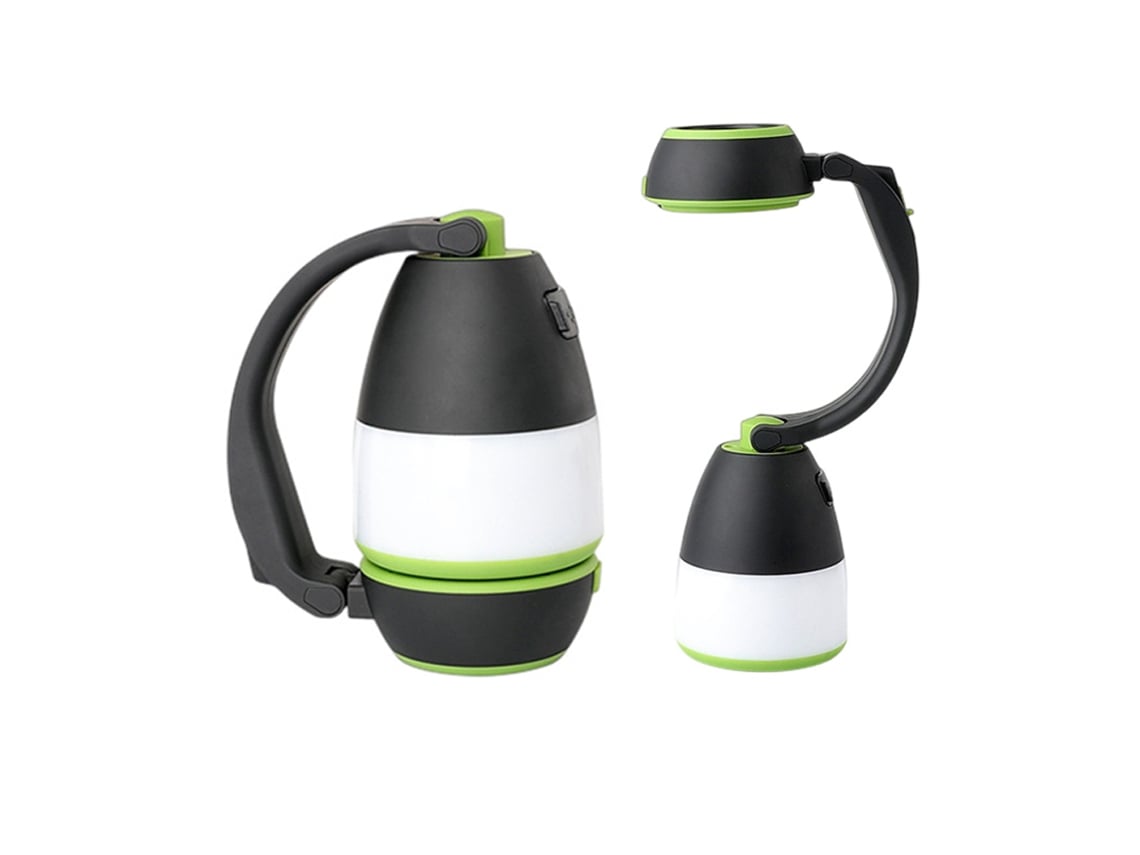 Linterna Led Multifuncional 3 En 1, Linterna De Camping, Lámpara De Escritorio Recargable, Batería Externa Impermeable.
