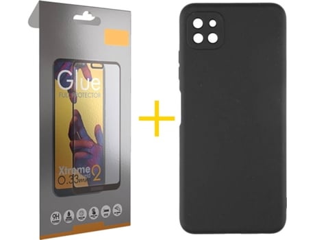 Carcasa + Protector de Pantalla para Oppo A72 5G SKYHE Negro
