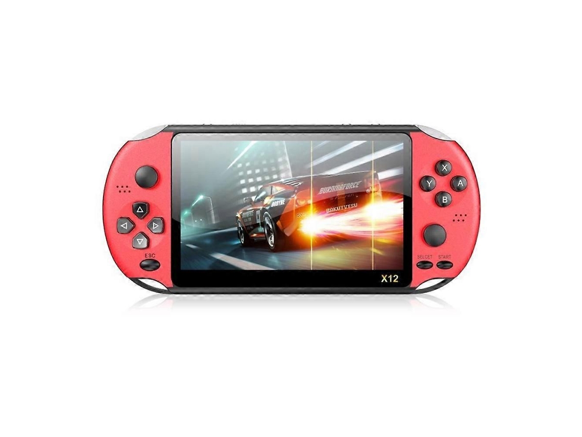 Consola de videojuegos portátil GOKOCO X12 de 5,1 pulgadas HD con reproductor de videojuegos retro e incluye más de 1000 juegos clásicos.