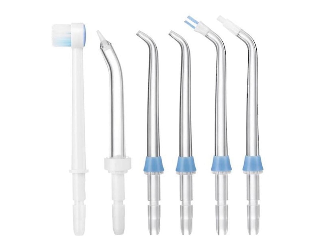 Puntas de repuesto para irrigador bucal Waterpik, puntas de repuesto compatibles con la mayoría de irrigadores bucales Waterpik, punta de ortodoncia y Po