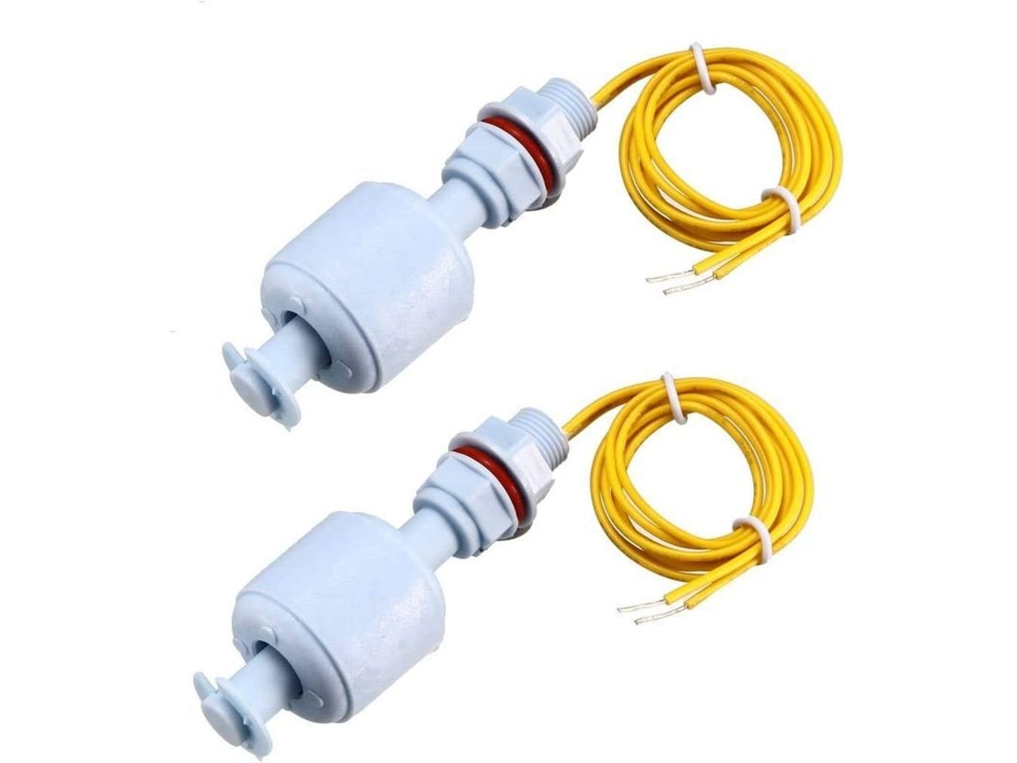 2 Interruptores De Flotador Pp Para Sensor De Nivel De Líquido De Bomba De Agua M10 Con Cable