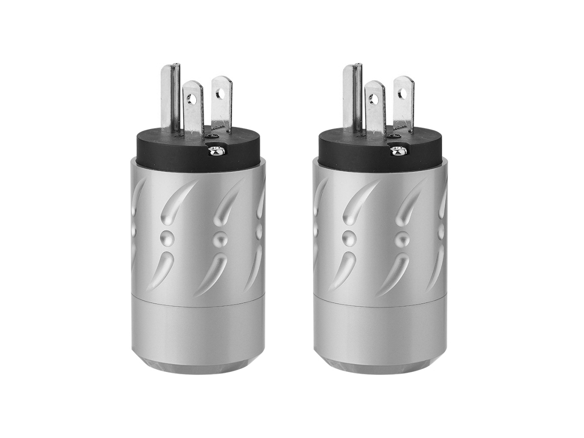 Conector de alimentación IEC con construcción de cobre bañado en plata pura
