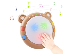 Juguetes Musicales Electrónicos Para Bebés, Batería Educativa Con Luces Para Niños Pequeños.
