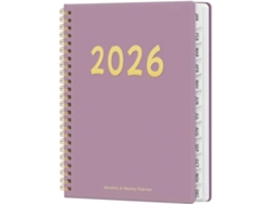 Agendas 2026 | Material De Estudio Para 12 Estudiantes Planificador 2026 Con Vistas Semanales Y Mensuales