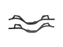 2 Placas Laterales De Chasis De Fibra De Carbono Ligeras E Irrompibles Para El Coche Axial Rc Crawler Scx10 Pro