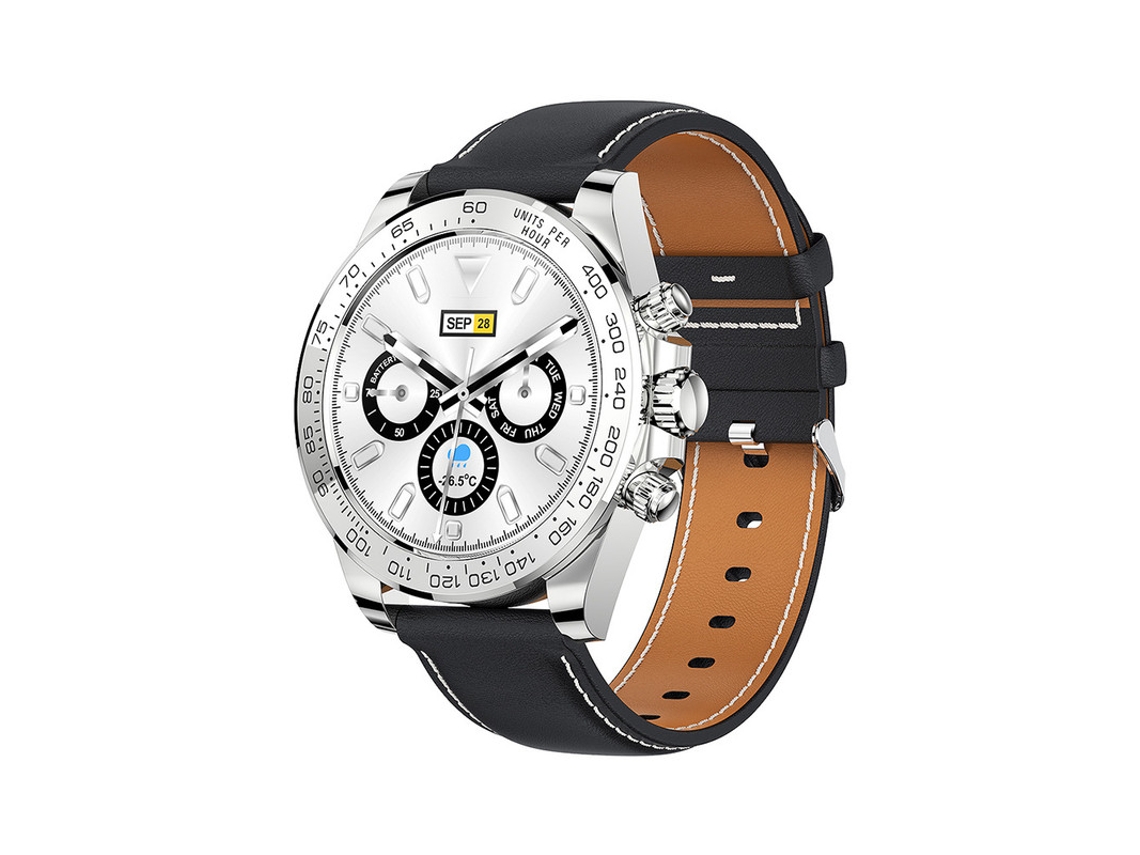 Smartwatch YIZHOOD TE317 Ecrã Ips de 1,3'' 30 Días en Espera Plata