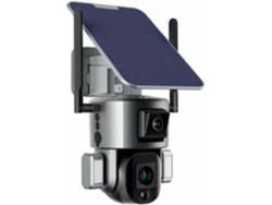 Cámara De Seguridad Doméstica 4k Wifi/4g Sim Cámara Solar Inalámbrica Dual