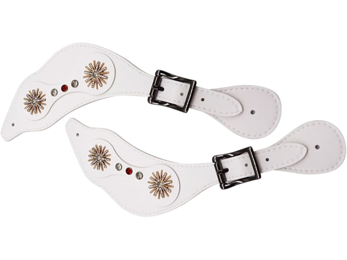 Cincha Vintage Con Hebillas Ajustables De Cuero Sintético Para Botas De Montar, Buena Cincha.