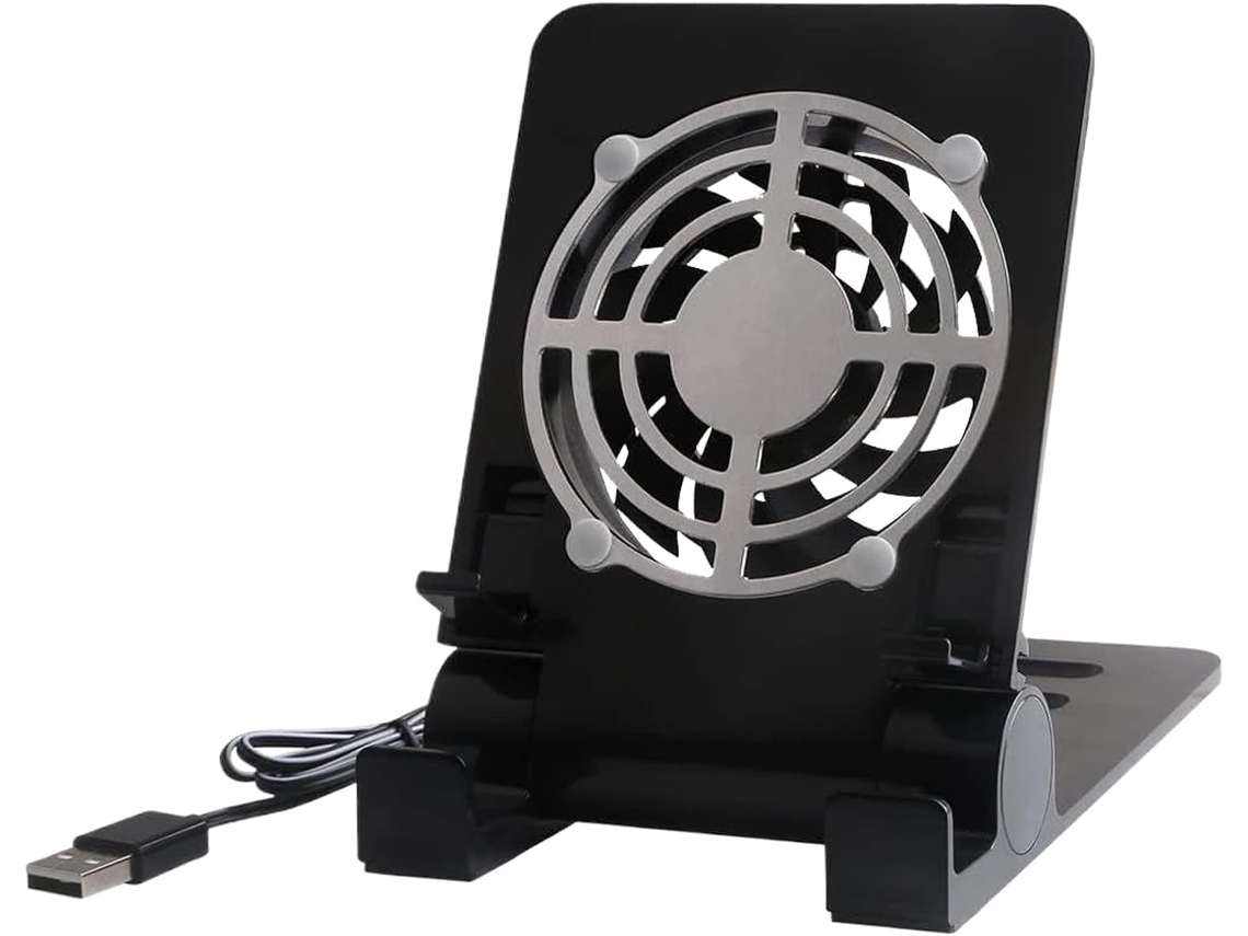 Soporte Plegable Para Tablet/smartphone Con Ventilador De Refrigeración Para Escritorio Y Refrigeración