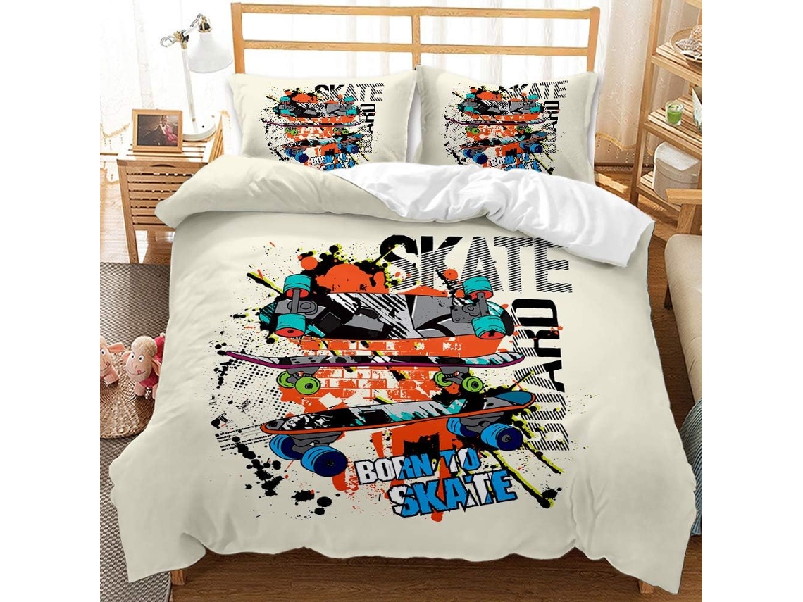 Juego Ropa Cama Diseño Funda Nórdica Almohada Juego 135 X 200 Cm 50 75 240 220