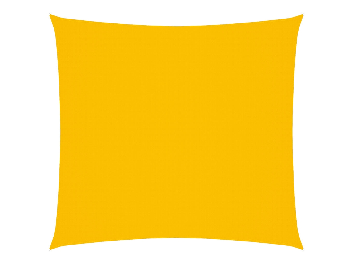 Parasol cuadrado en tejido Oxford amarillo MAISON EXCLUSIVE 4x4 m