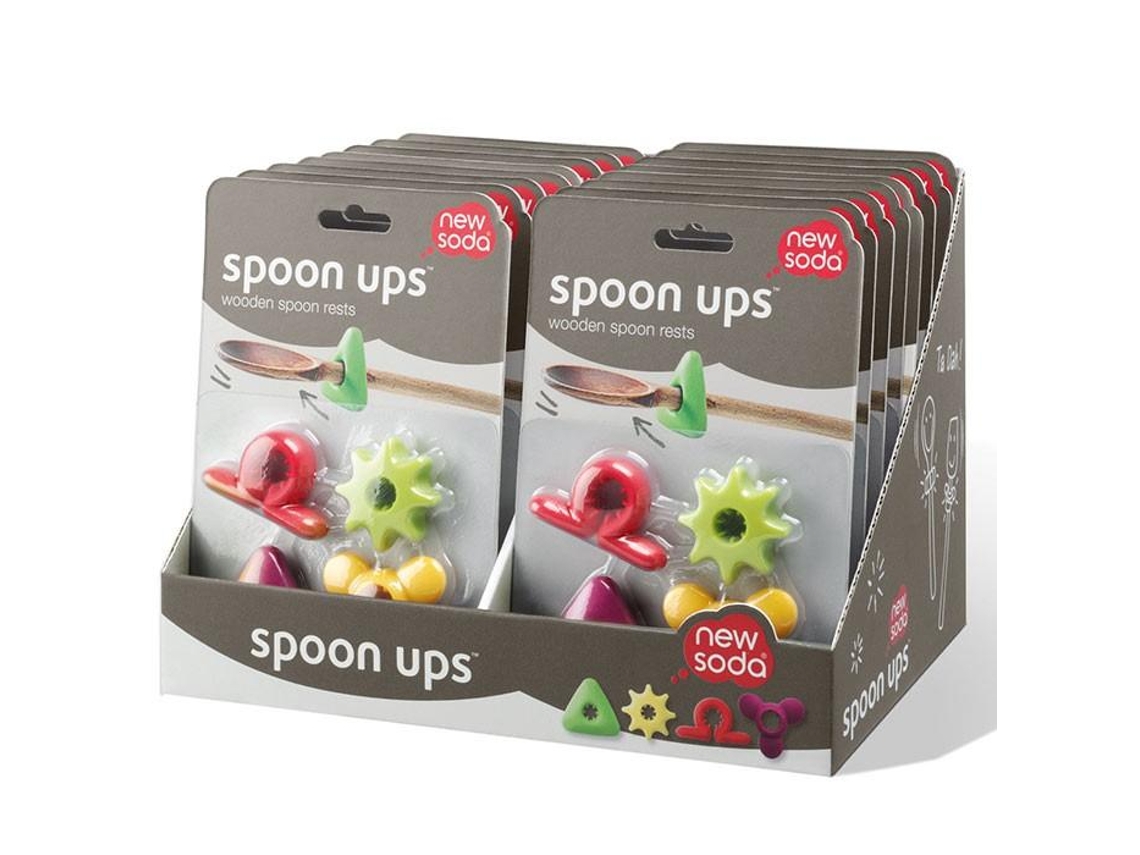 4 Soportes Para Cucharas Con Colores