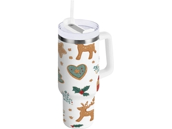 Galleta Vaso Botella Taza Acero Inoxidable - Vaso Térmico Portátil