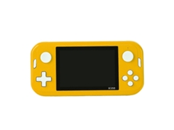 Consola De Juegos Retro De 3,5 Pulgadas, 8 Gb, 6800 Juegos, Portátil, Libro Electrónico, Color Amarillo