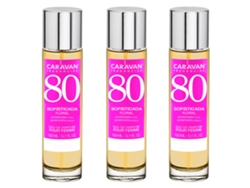 3x Perfume de Mujer Nº80 150ml CARAVAN