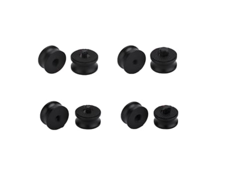 Adaptador roscado hembra de 3/8 de pulgada a macho de 1/4 de pulgada para trípode de cámara 4 piezas