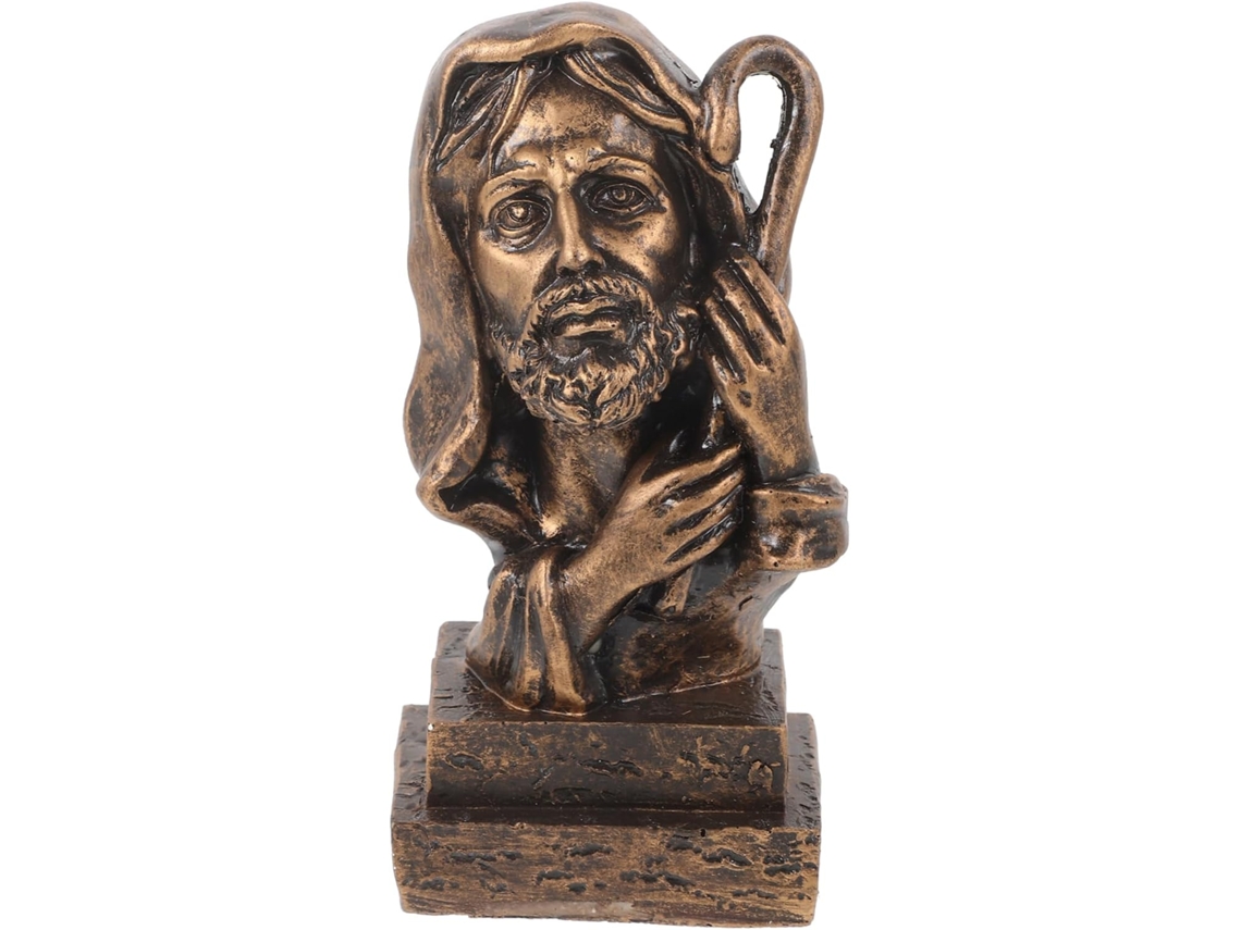 Estatua De Jesús De Resina, Decoración Religiosa Para El Hogar O La Oficina.